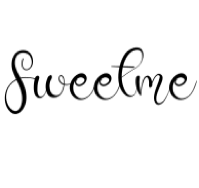 Sweetme Font Preview