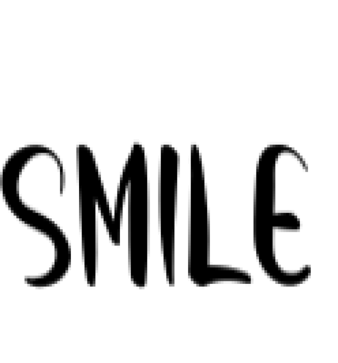 Smile Font Preview