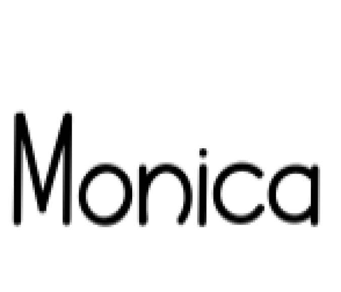 Monica Font Preview