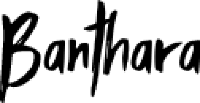 Banthara Font Preview