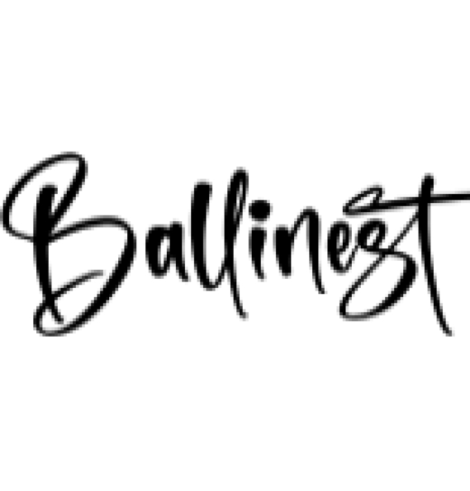 Ballinest Font Preview