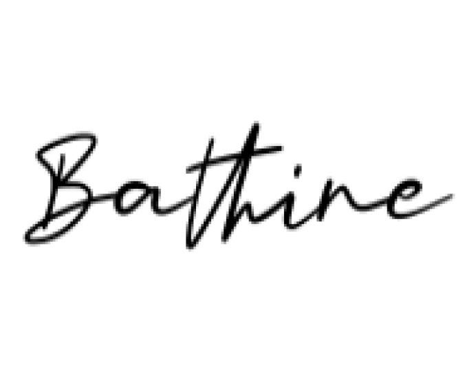 Bathine Font Preview