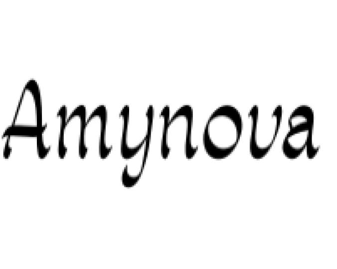 Amynova Font Preview