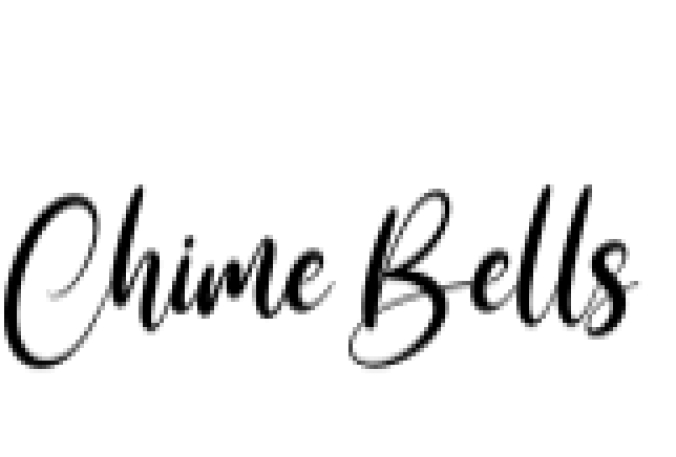 Chime Bells Font Preview