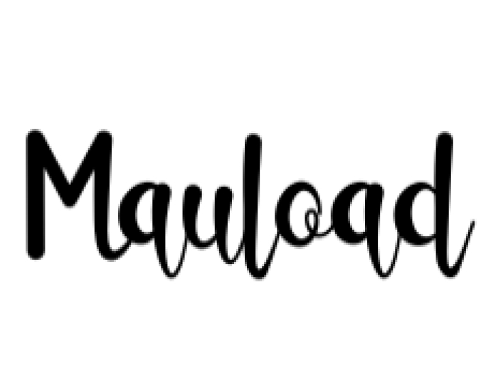 Mauload Font Preview