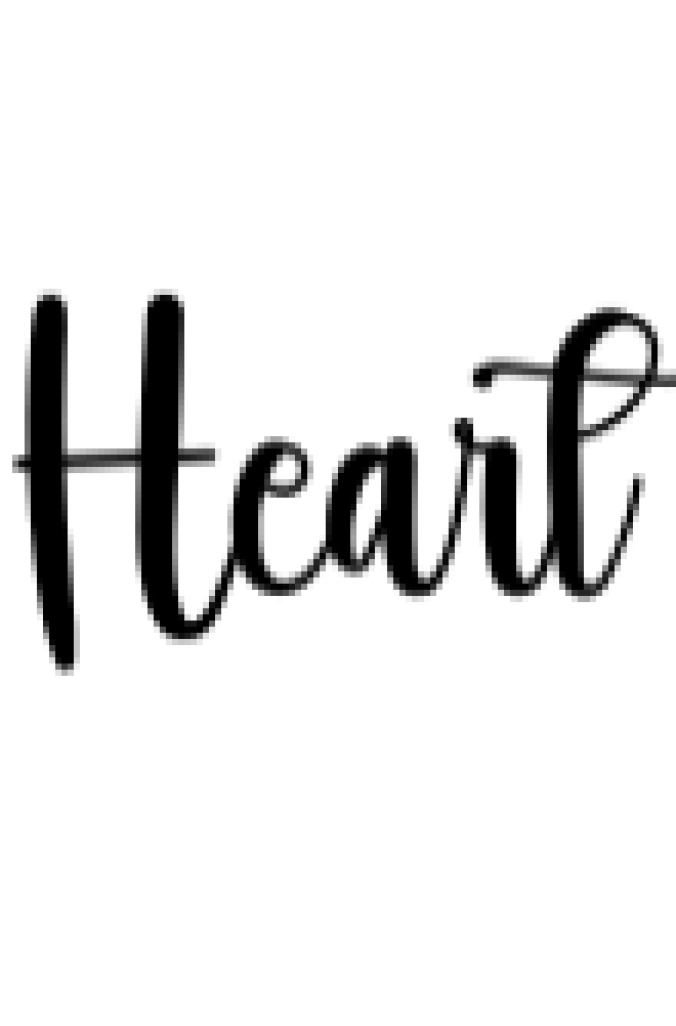 Heart Font Preview