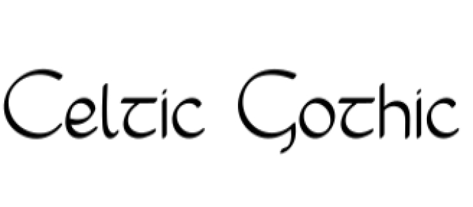 Celtic Gothic Font Preview