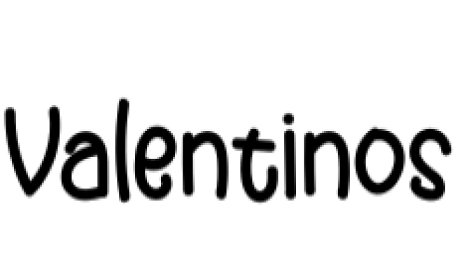 Valentinos Font Preview