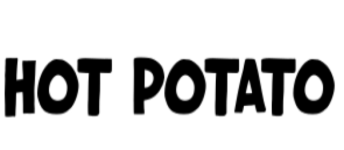 Hot Potato Font Preview