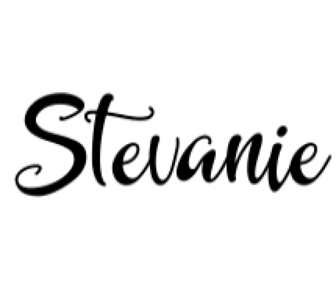 Stevanie Font Preview