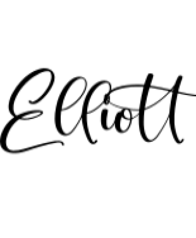Elliott Font Preview