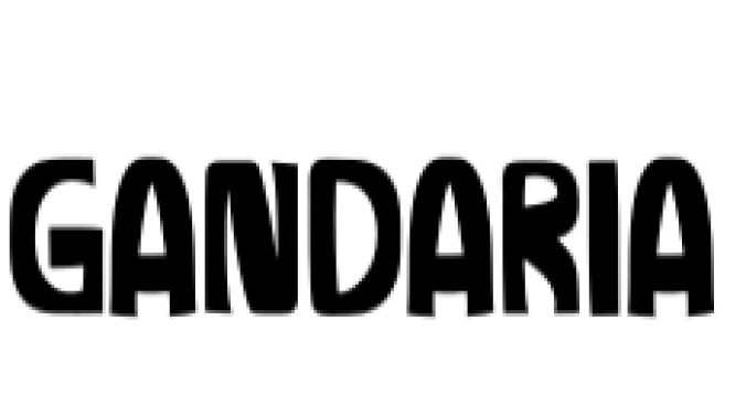 Gandaria Font Preview