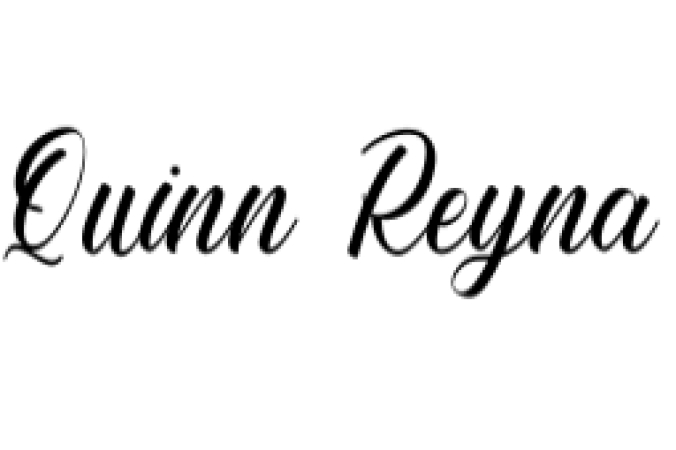 Quinn Reyna Font Preview