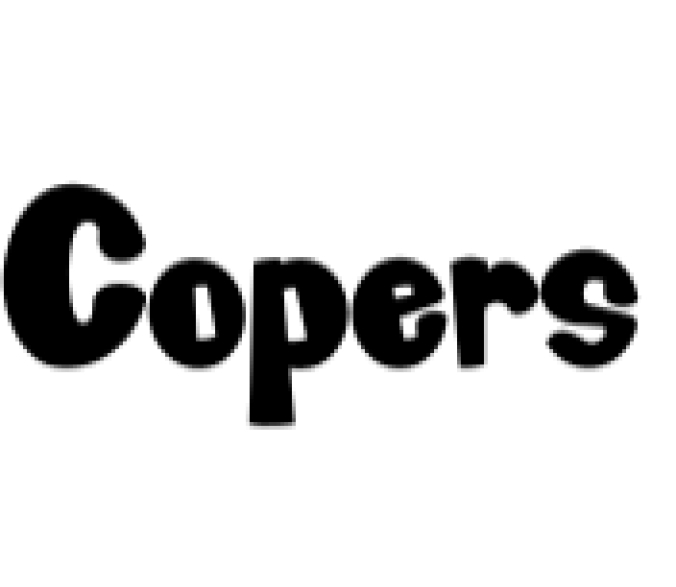 Copers Font Preview