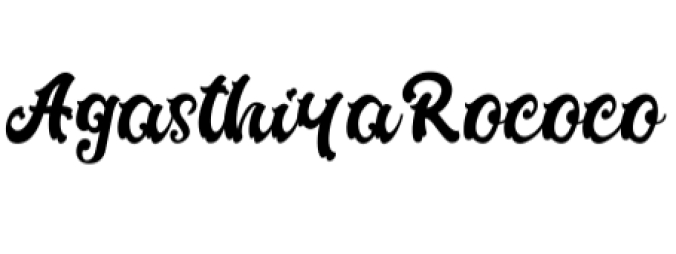 Agasthiya Font Preview