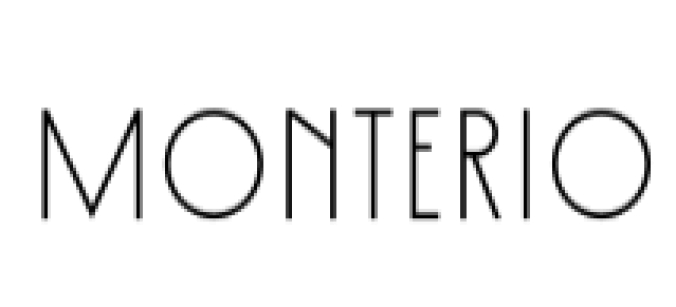 Monterio Font Preview