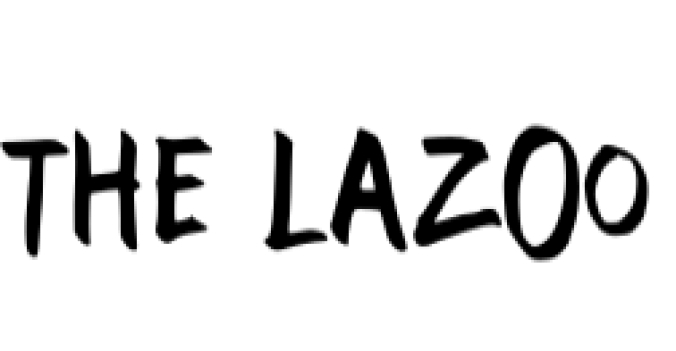 The Lazoo Font Preview