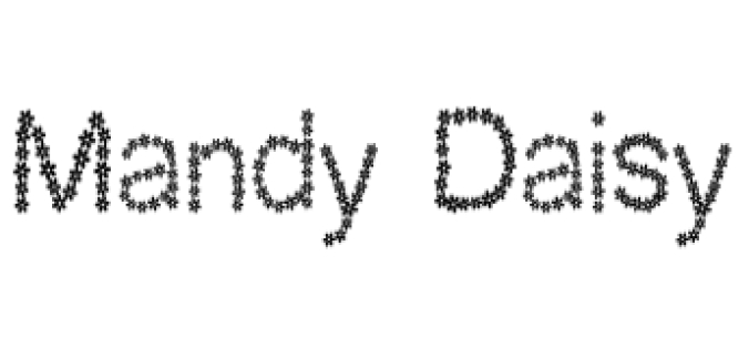 Mandy Daisy Font Preview
