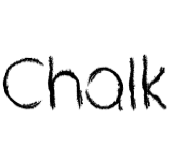 Chalk Font Preview