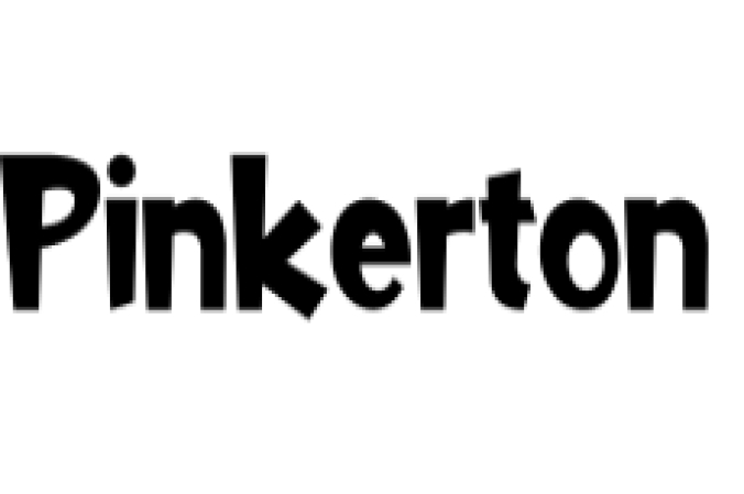Pinkerton Font Preview