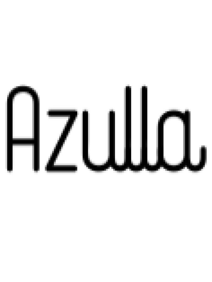 Azulla Font Preview