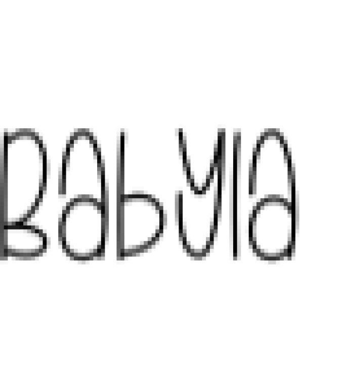 Babyla Font Preview