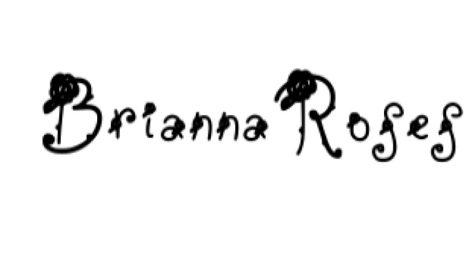 Brianna Roses Font Preview