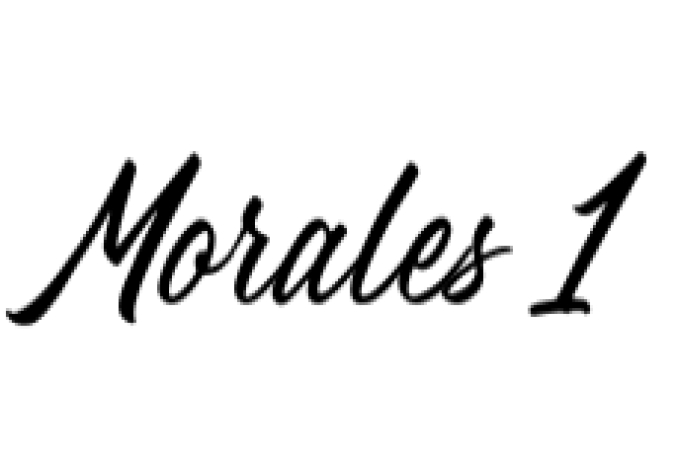 Morales Font Preview