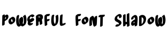 Powerful Trio Font Preview