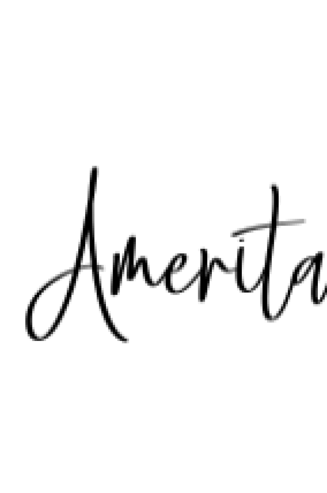 Amerita Signature Font Preview