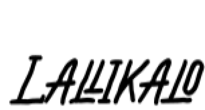 Lallikalo Font Preview