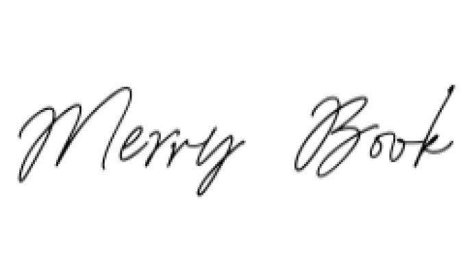 Merry Book Font Preview