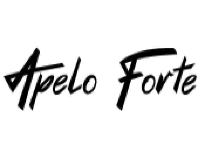 Apelo Forte Font Preview