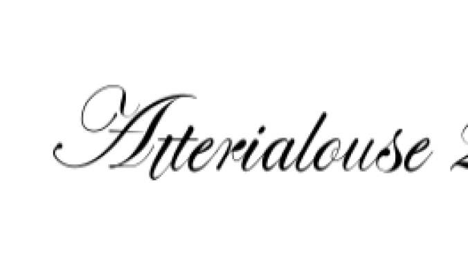 Atterialouse Font Preview