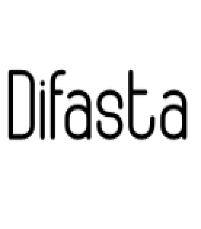 Difasta Font Preview