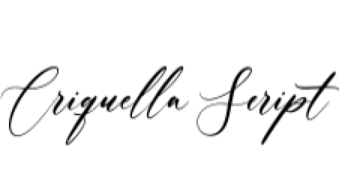 Criquella Script Font Preview