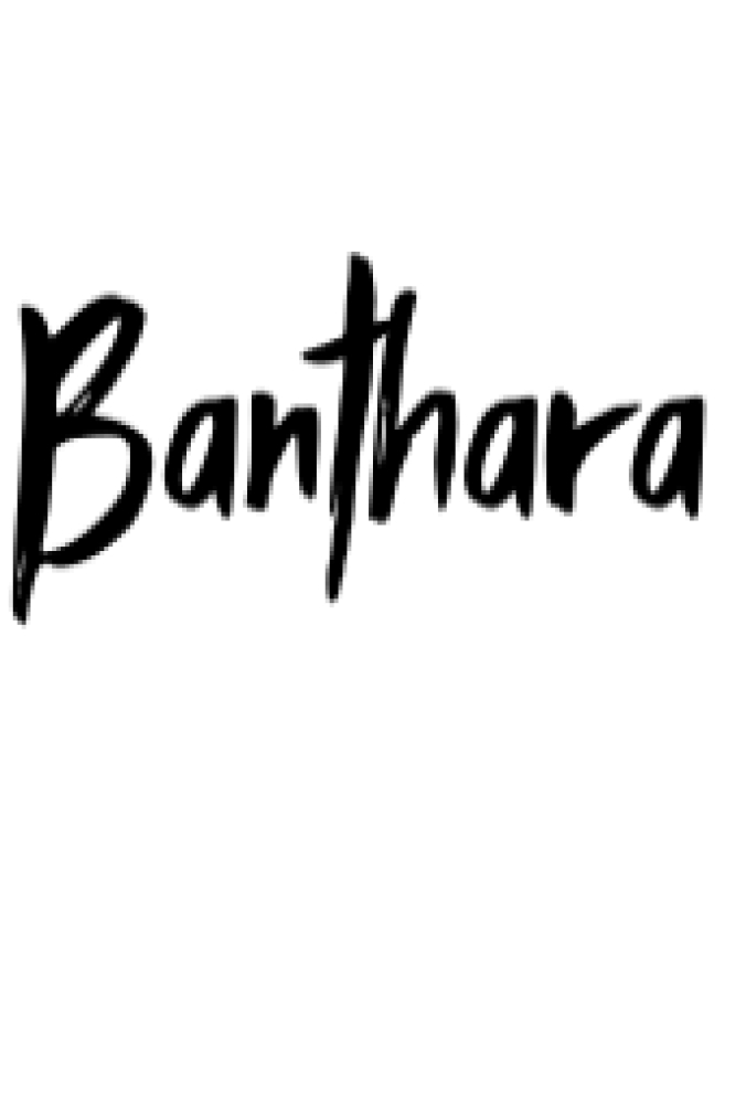 Banthara Font Preview