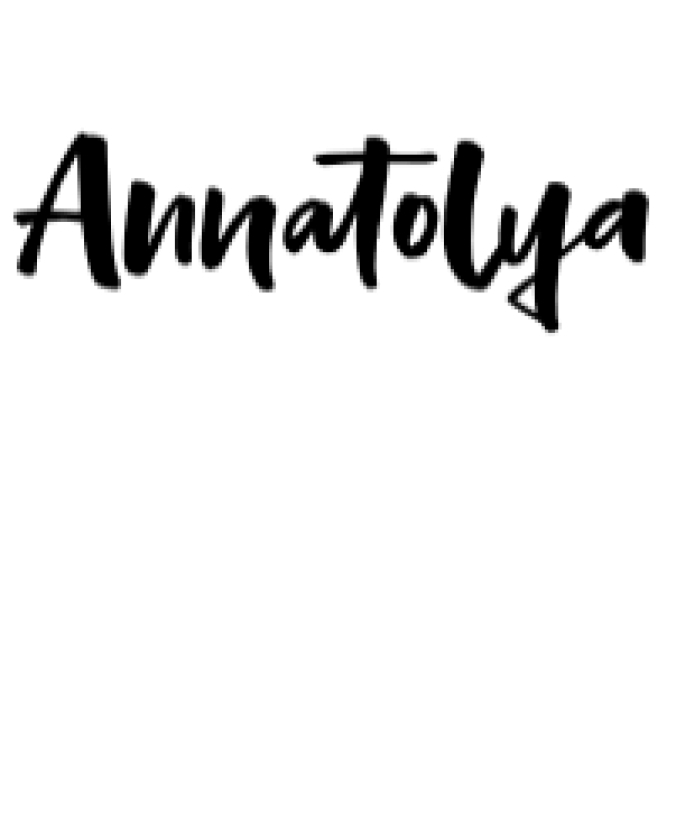 Annatolya Font Preview