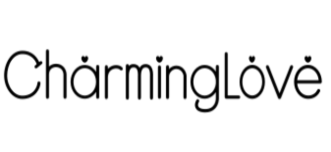Charming Love Font Preview