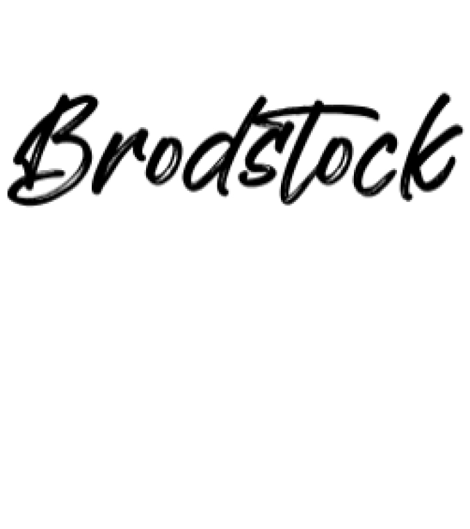 Brodstock Font Preview