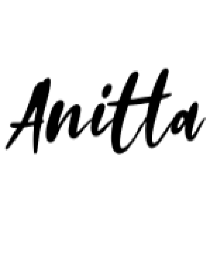 Anitta Font Preview