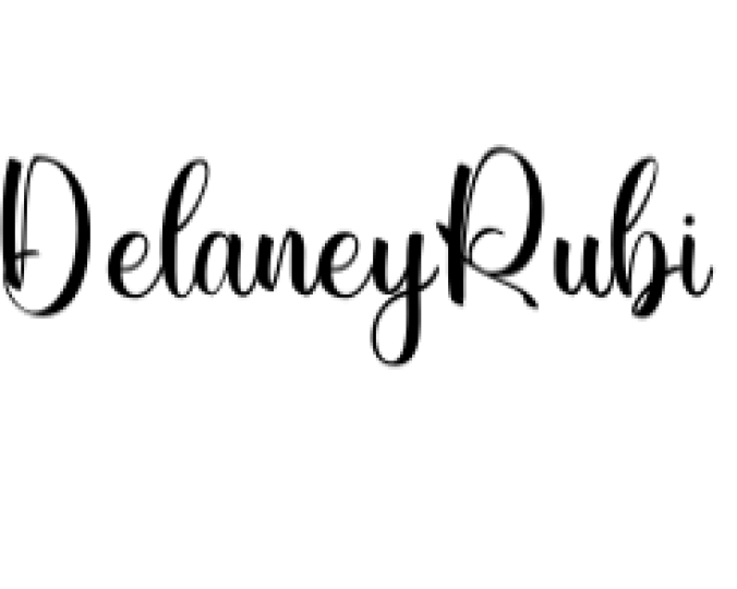 Delaney Rubi Font Preview