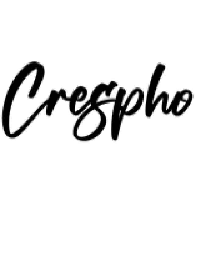 Crespho Font Preview