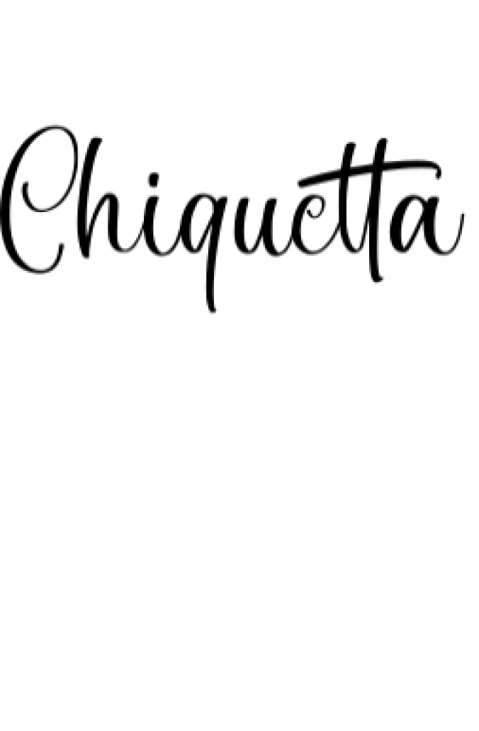 Chiquetta Font Preview