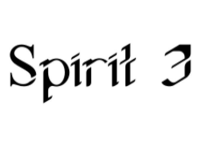 Spirit Nature Font Preview