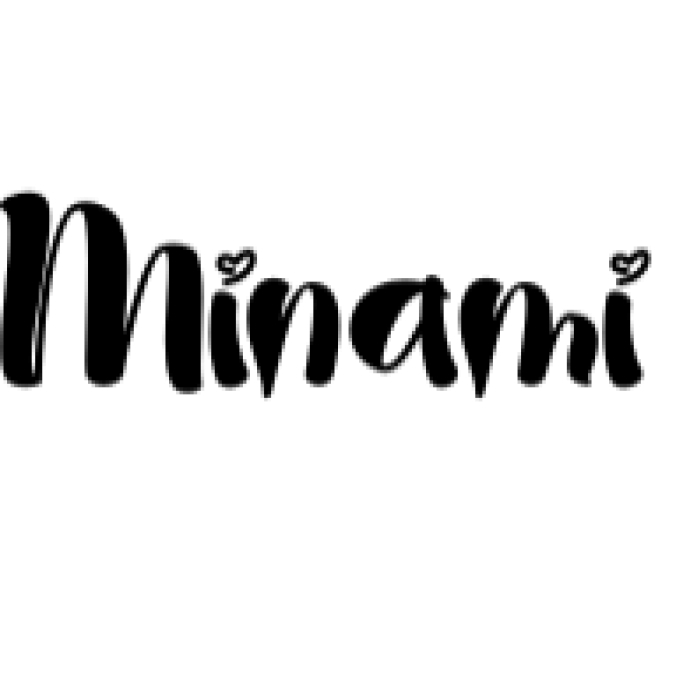 Minami Font Preview