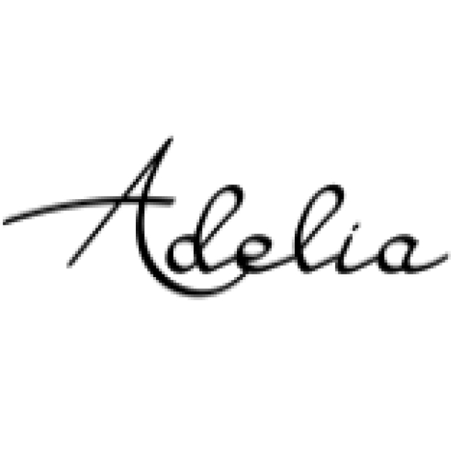 Adelia Font Preview