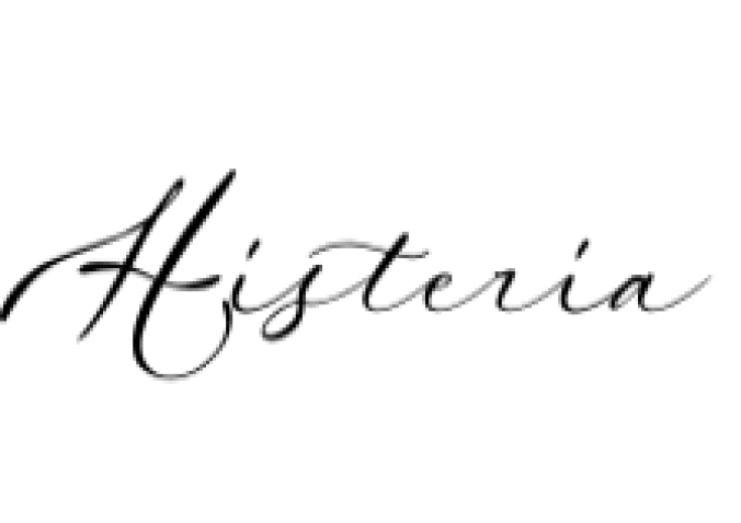 Histeria Font Preview