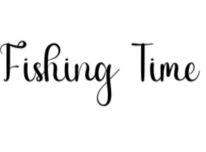 Fishing Time Font Preview