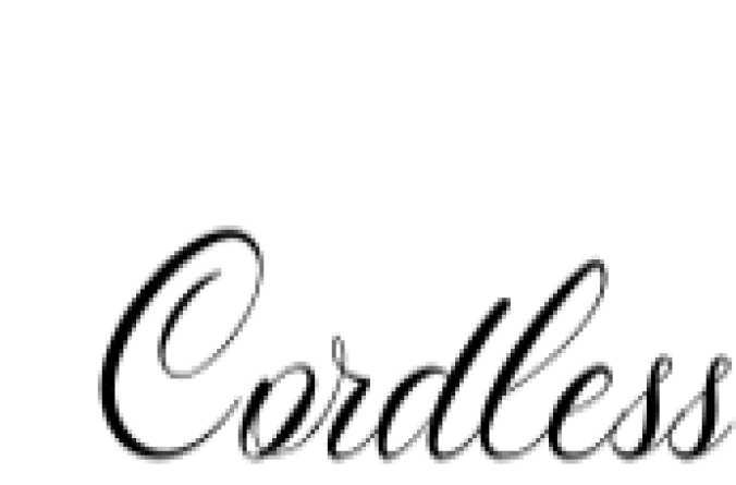 Cordless Font Preview